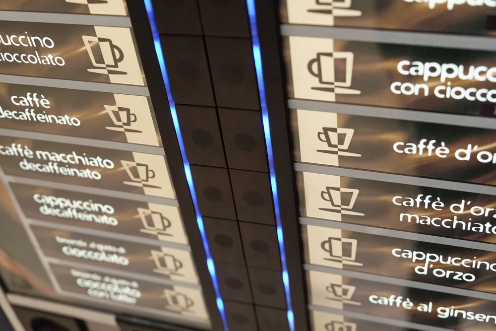 Kaffeevollautomat mit Münzeinwurf