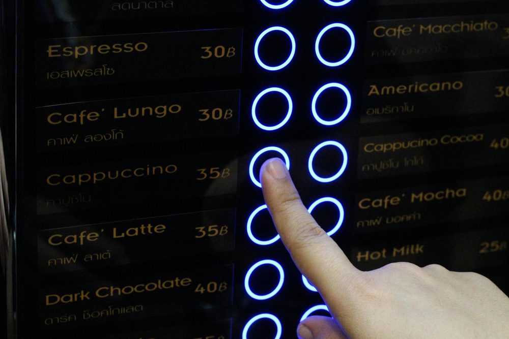 Kaffeevollautomat mit großer Auswahl an Kaffeesorten