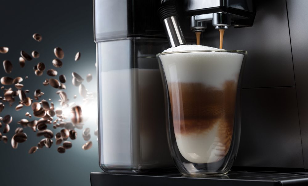 Latte Macchiato aus dem Kaffeevollautomat Latte Macchiato